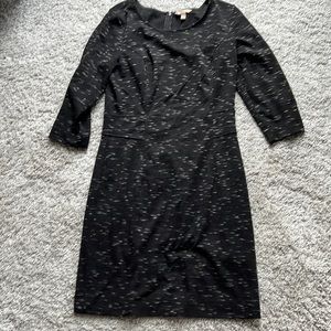 Banana Republic Black Pattern Dress 10